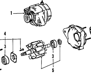 1984 - 1988 Toyota Alternator Bearing 90099-10115