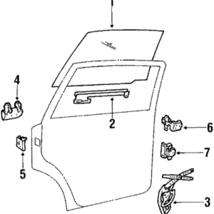 1984 - 1993 Volvo Exterior Door Handle 1202430