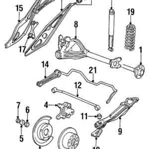 1984 - 1995 Volvo Disc Brake Rotor 31262098