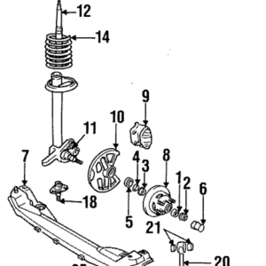 1984 - 1998 Volvo Suspension Ball Joint 270477