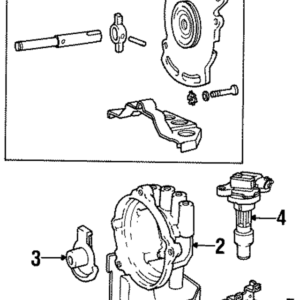 1985 - 1998 Volvo Distributor Cap 1346788