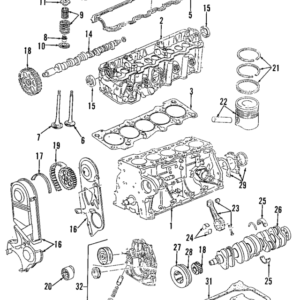 1985 - 2002 Volkswagen Engine Crankshaft Sealing Flange Gasket 026-103-181-B