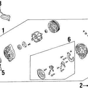 1986 - 1989 Nissan Alternator Adjusting Bracket 11715-20G00