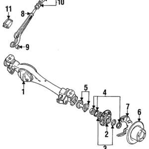 1987 - 1999 Land Rover Brake Dust Shield FTC4839