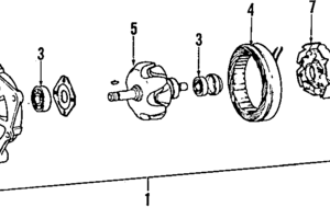 1989 - 1994 Hyundai Alternator Bearing 37334-21320