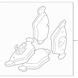1990 - 2006 Jaguar Disc Brake Pad Set JLM1829
