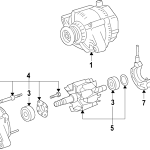 1991 - 2004 Toyota Alternator Bearing 90068-10002