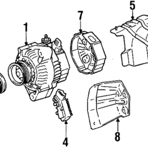 1992 - 1995 Lexus Alternator Pulley 27411-46090