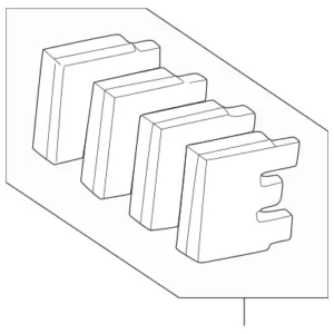 1992 - 2002 Mercedes-Benz Disc Brake Pad Set 004-420-93-20-90