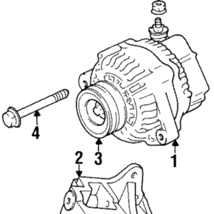 1993 - 1996 Toyota Alternator Bracket 12511-66010