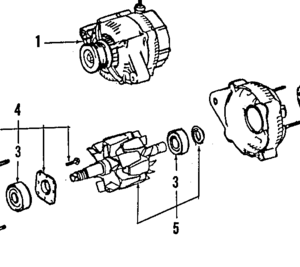 1994 - 1997 Toyota Alternator Stator 27310-15180