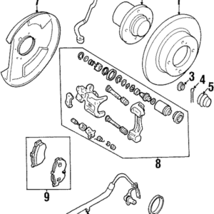 1995 - 2002 INFINITI Value Advantage Pad Kit-rear DD06M6E39TNW