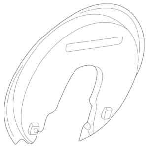 1995 - 2002 Land Rover Brake Dust Shield FTC3546