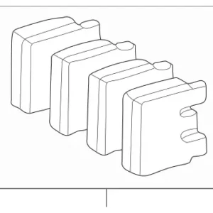 1996 - 2003 Mercedes-Benz Disc Brake Pad Set 005-420-19-20
