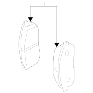 1996 - 2005 INFINITI Pad Kit - Disc Brake DA06MZB59PNW