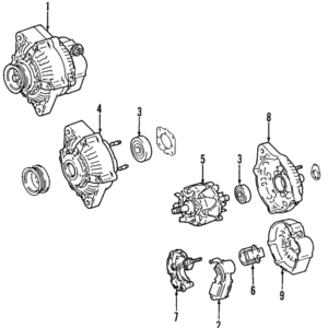 1998 - 2000 Toyota Alternator Stator 27310-74490