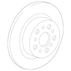 1998 - 2000 Volvo Disc Brake Rotor 31262097