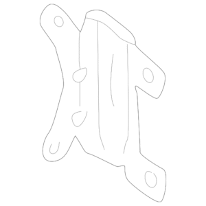 1998 - 2000 Volvo Fuel Door Hinge 9461974