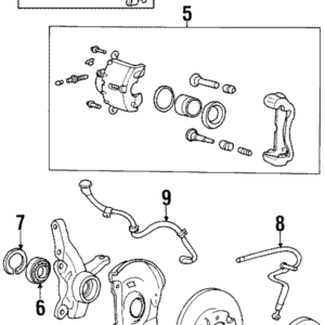 1998 - 2001 Hyundai Disc Brake Pad Set 58101-29A70