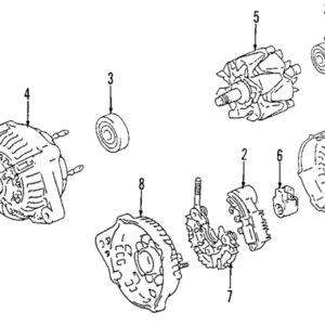 1998 - 2001 Toyota Alternator Cable Cap 27039-50250