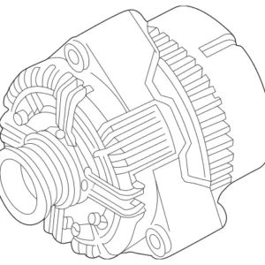 1998 - 2002 Mercedes-Benz Alternator 011-154-32-02-87