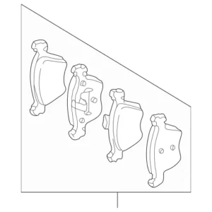 1998 - 2003 Mercedes-Benz Disc Brake Pad Set 003-420-29-20