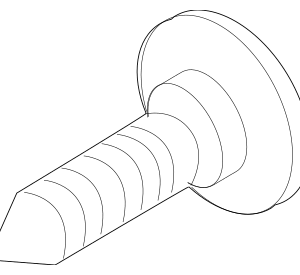 1998 - 2004 Volvo Bumper Cover Bolt 986168