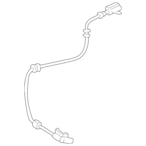 1998 - 2005 Mercedes-Benz Disc Brake Pad Wear Sensor 163-540-14-17
