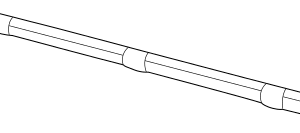 1998 - 2010 Volkswagen Door Seal 1C0-837-471-B-B41