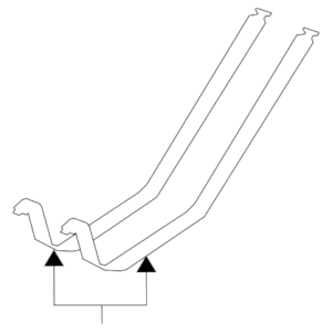 1998 - 2010 Volkswagen Fuel Tank Strap 1J0-201-654-F