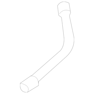 1998 - 2010 Volkswagen Fuel Tank Vent Hose 1C0-201-995-E