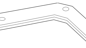 1998 - 2010 Volkswagen Horn Bracket 1C0-951-229
