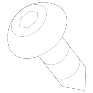 1998 - 2026 Volvo Lift-gate Lock Striker Plate Screw 986237
