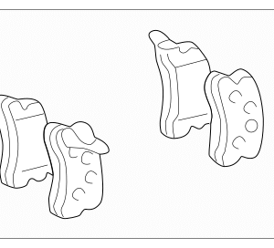 1999 - 2003 Lexus Disc Brake Pad Set 04466-33050