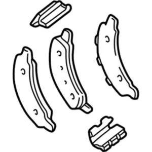 1999 - 2005 Ford Brake Pads Rear YU2Z-2V200-AA