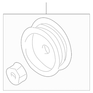 1999 - 2005 Mazda Alternator Pulley B3D1-18-W10