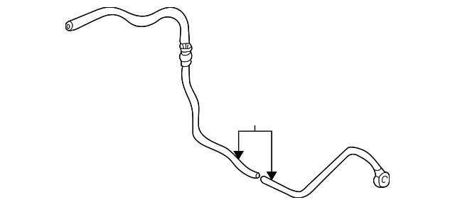 1999 - 2006 Volkswagen Power Steering Return Hose 1J1-422-891-E