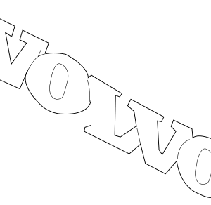 1999 - 2006 Volvo Deck Lid Emblem 9203328