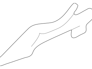 1999 - 2006 Volvo Roof Drip Molding Clip 8663892