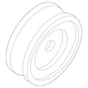 2000 - 2001 Mazda Alternator Pulley GY02-18-330A