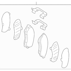 2000 - 2003 Subaru Disc Brake Pad Set 26296FE060