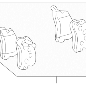 2000 - 2003 Toyota Disc Brake Pad Set 04466-33060