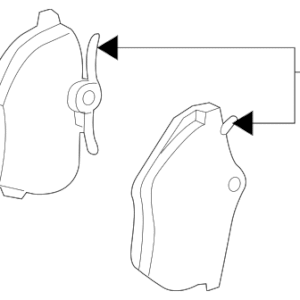 2000 - 2004 Volvo Disc Brake Pad Set 31262468