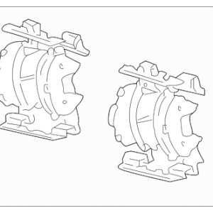 2000 - 2005 Hyundai Disc Brake Pad Set 58101-25A20