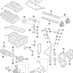 2000 - 2025 Volvo Engine Camshaft Follower 1298592