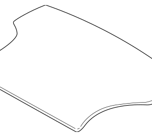 2001 - 2003 Mazda Floor Mat B25D-68-81XA-04