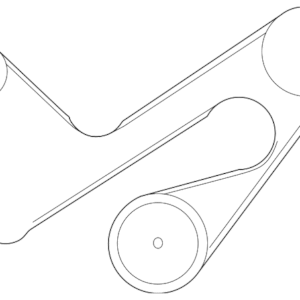 2001 - 2004 Mazda Serpentine Belt YF09-15-908