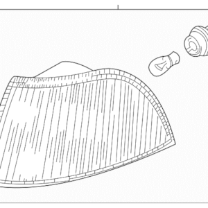 2001 - 2004 Volvo Turn Signal / Parking Light Lens 30621838