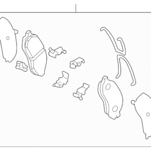 2001 - 2005 Mazda Brake Pads Front NCY5-33-23Z