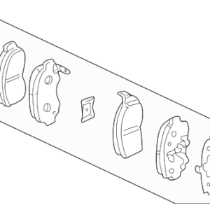 2001 - 2006 Honda Disc Brake Pad Set 45022-S3Y-A11